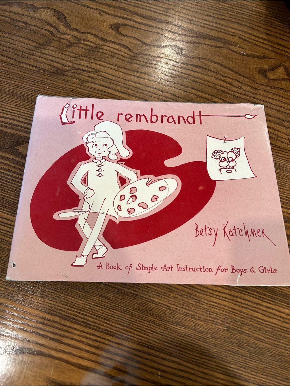Little Rembrandt Kids Art Book - Pink